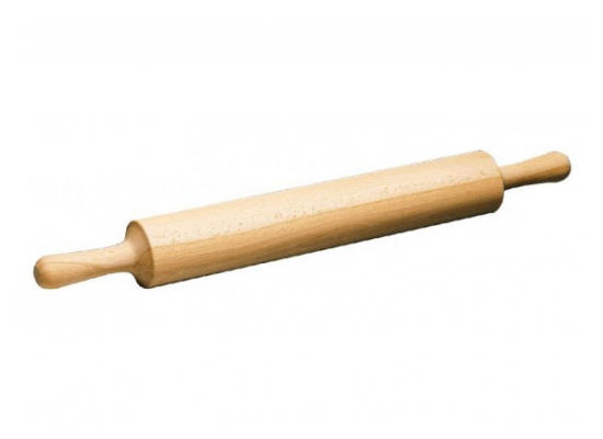Скалка деревянная 40 см с ручками